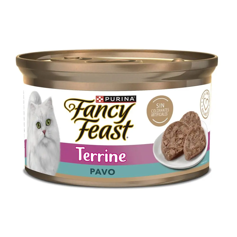 Lata Fancy Feast Pavo 85 gr