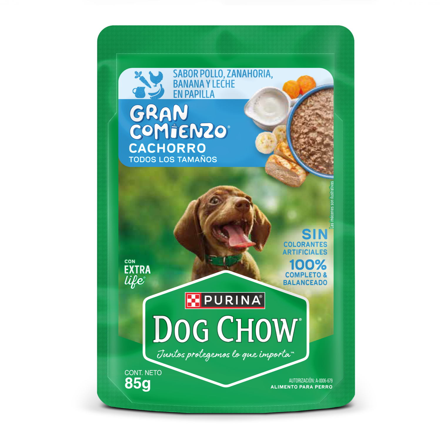 Dog Chow Alimento Húmedo Cachorros con Pollo 85g