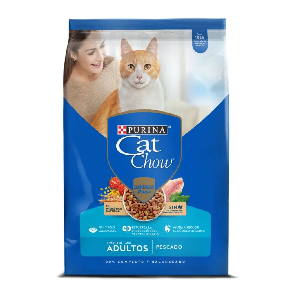 Cat Chow Defense Plus Pescado Adulto