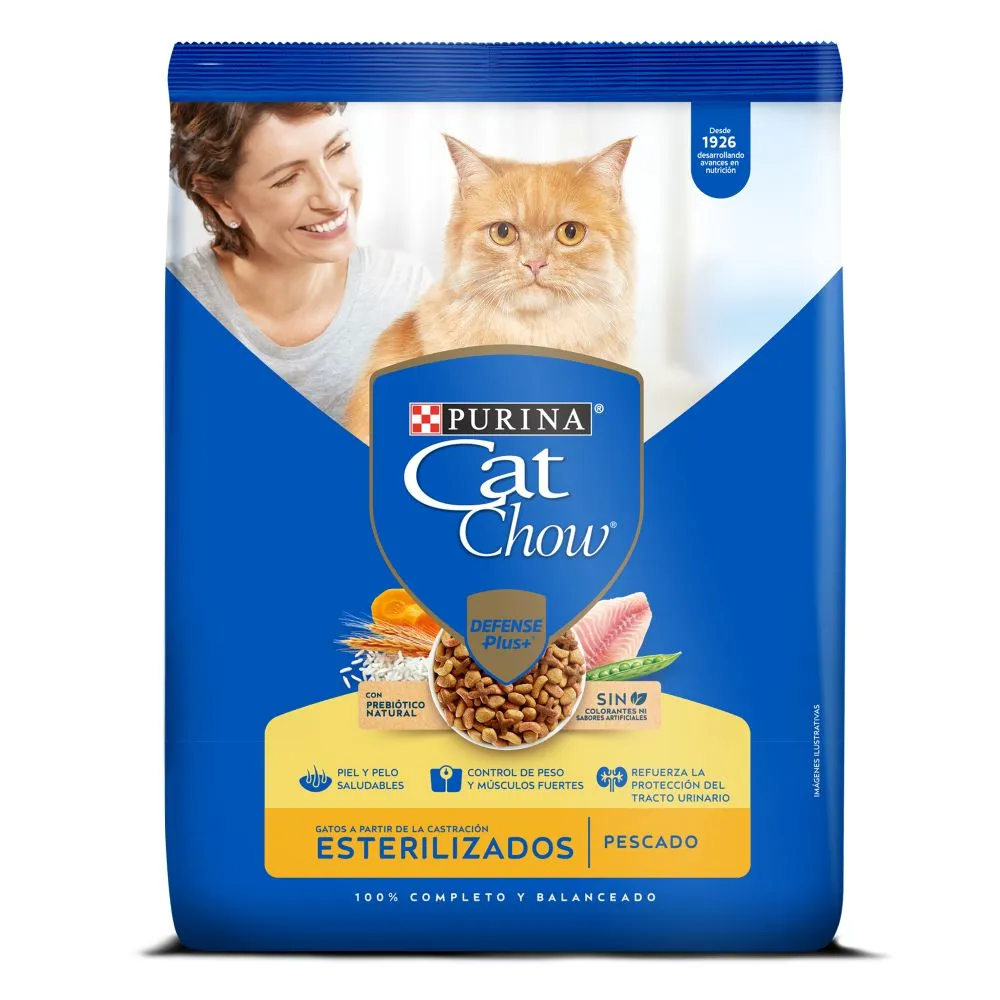 Cat Chow Defense Plus Esterilizados Pescado