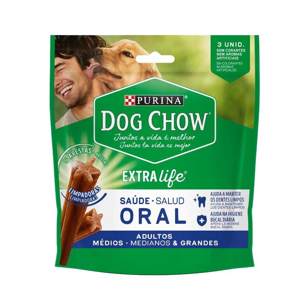 Dog Chow Snack Salud Oral Adultos Medianos y Grandes Salud Oral 80 g