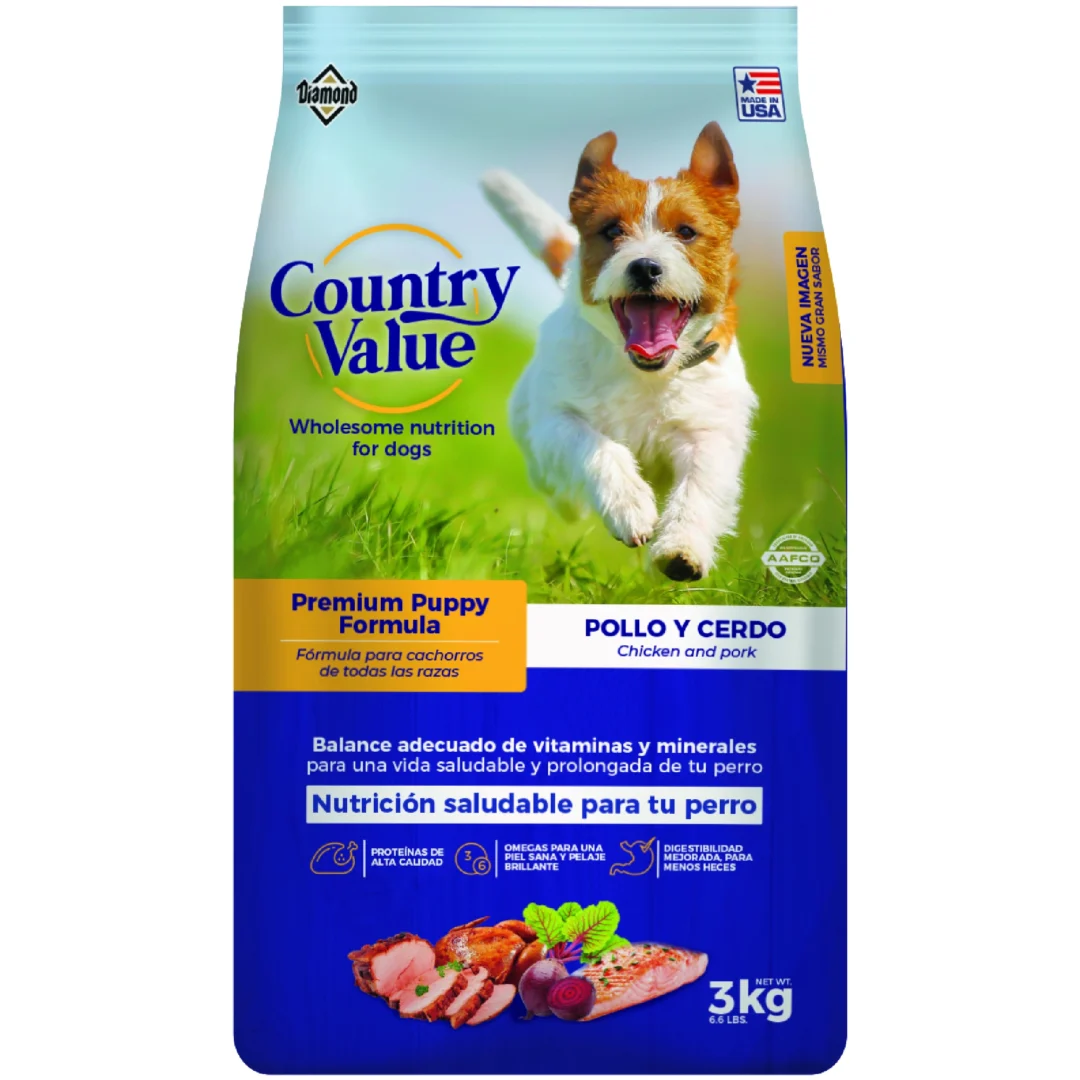 Country Value Puppy Pollo y Cerdo
