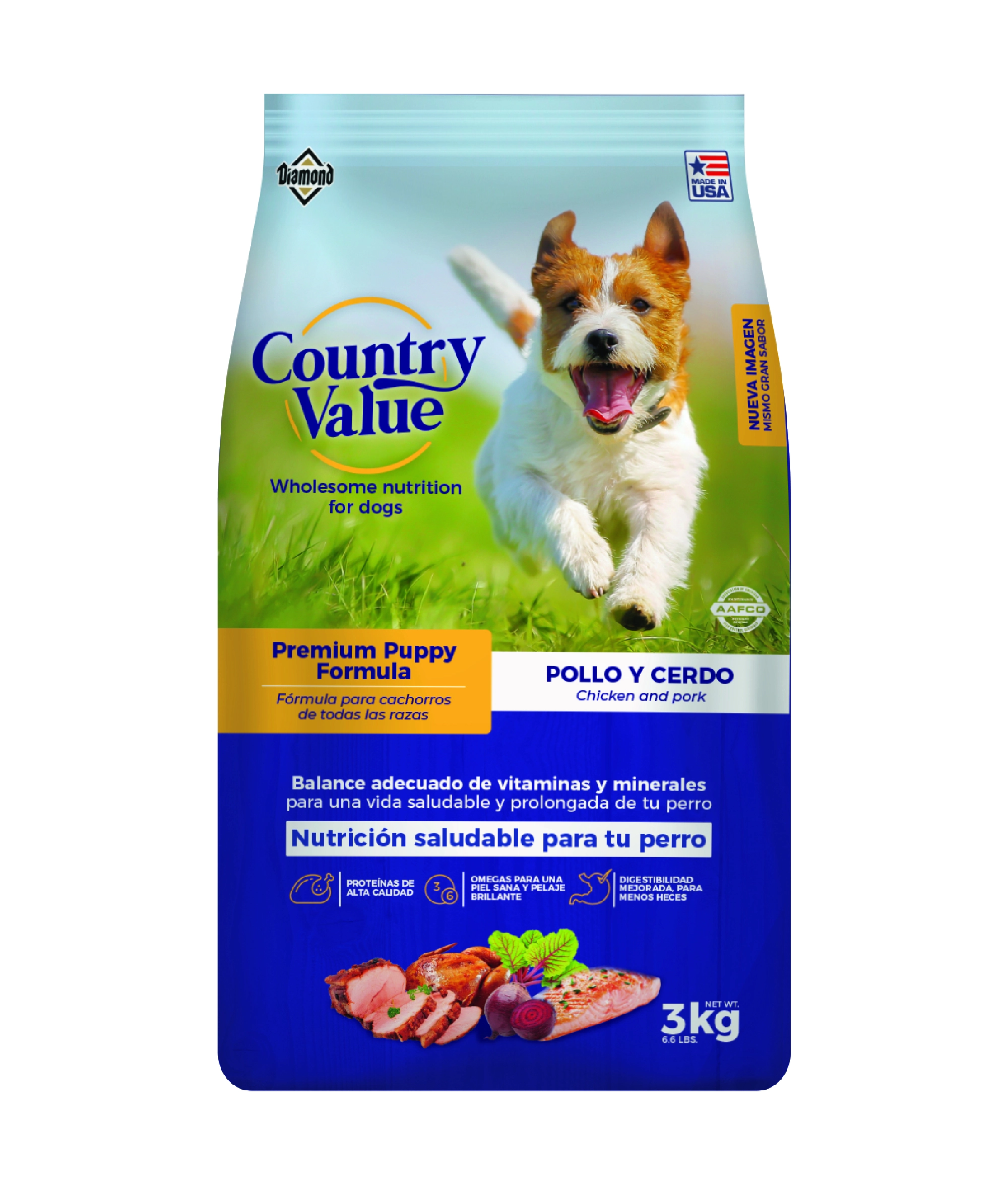 Country Value Puppy Pollo y Cerdo