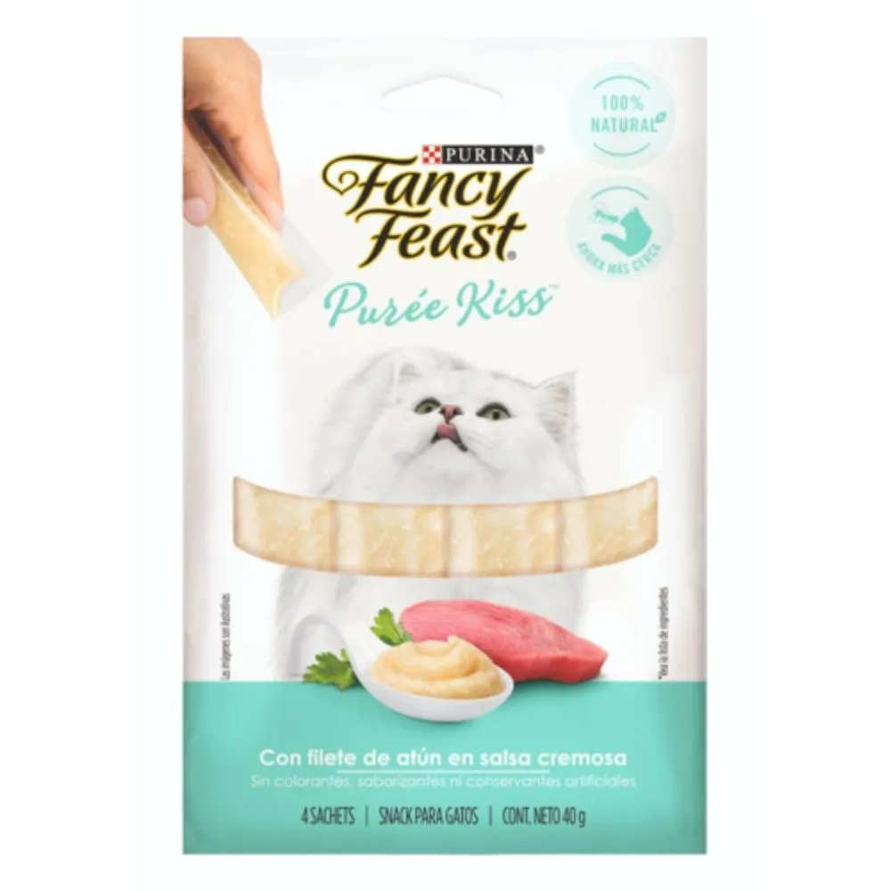 Fancy Feast Purée Kiss Con Atún