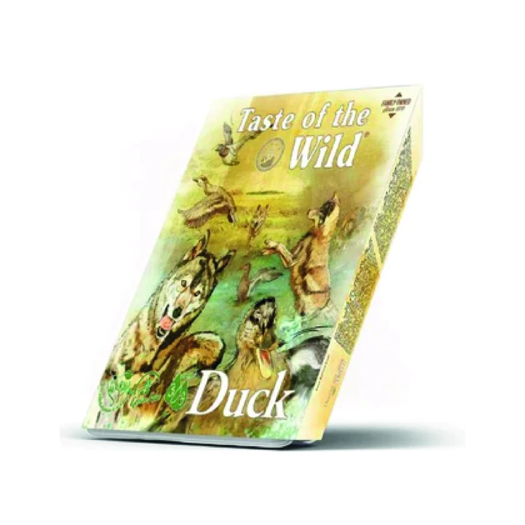 Bandeja Taste Of The Wild Duck Canine x 390 G