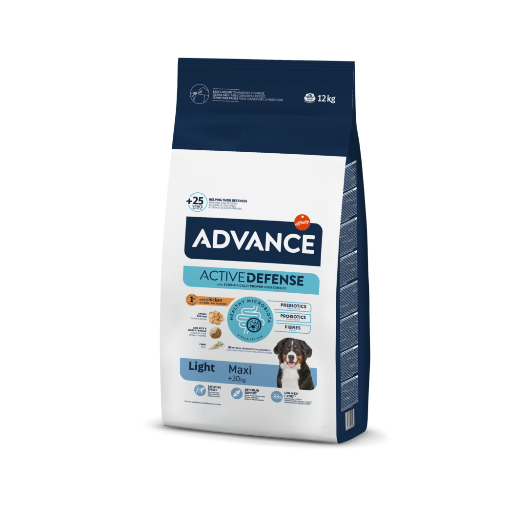 Advance Dog Adult Maxi Light De 12Kg