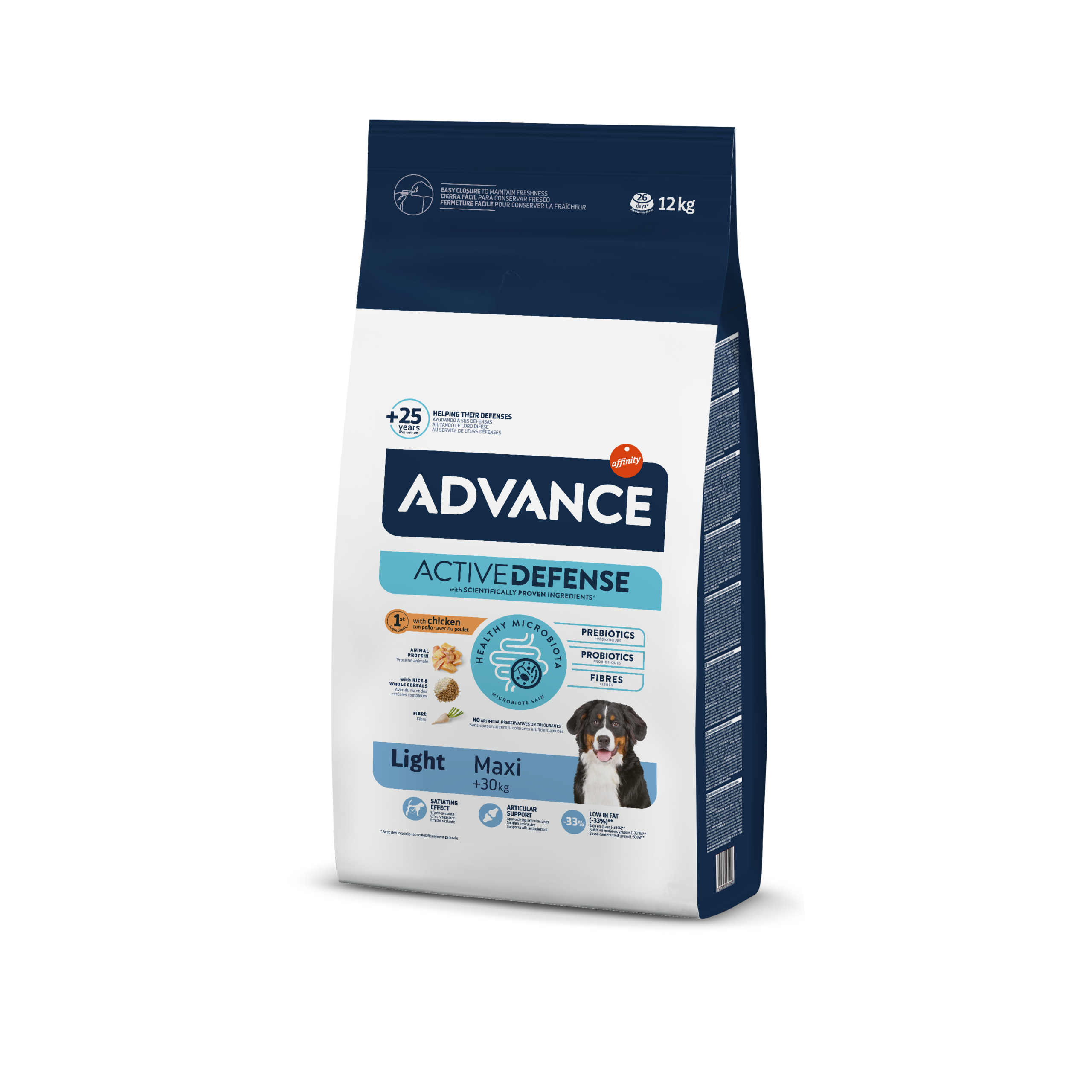 Advance Dog Adult Maxi Light De 12Kg