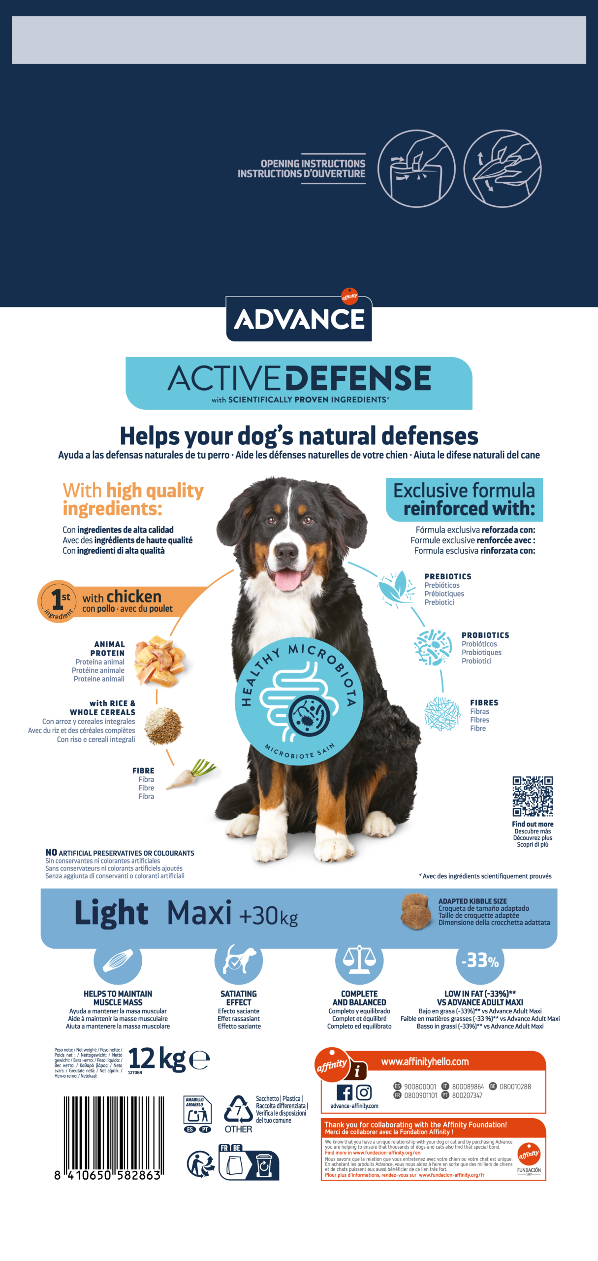Advance Dog Adult Maxi Light De 12Kg - Image 2