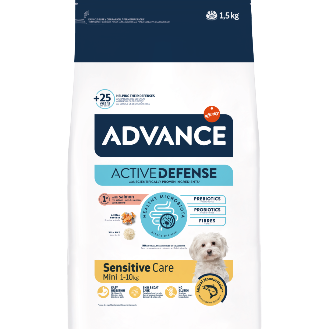 Advance Dog Adulto Sesitive Care Mini De 1,5Kg