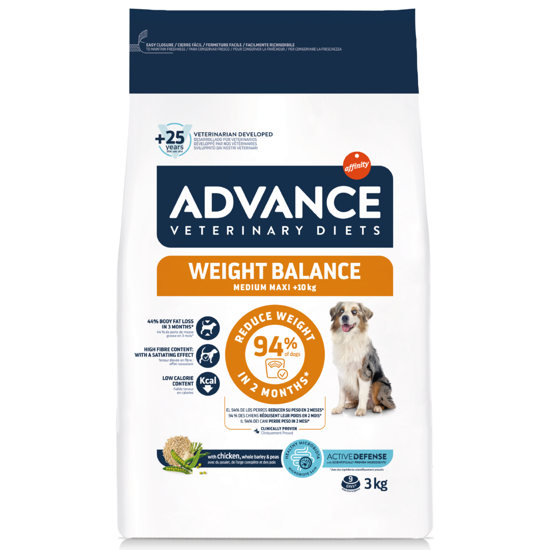 Advance Dog Adulto Weight Balance Medium-Maxi De 3Kg