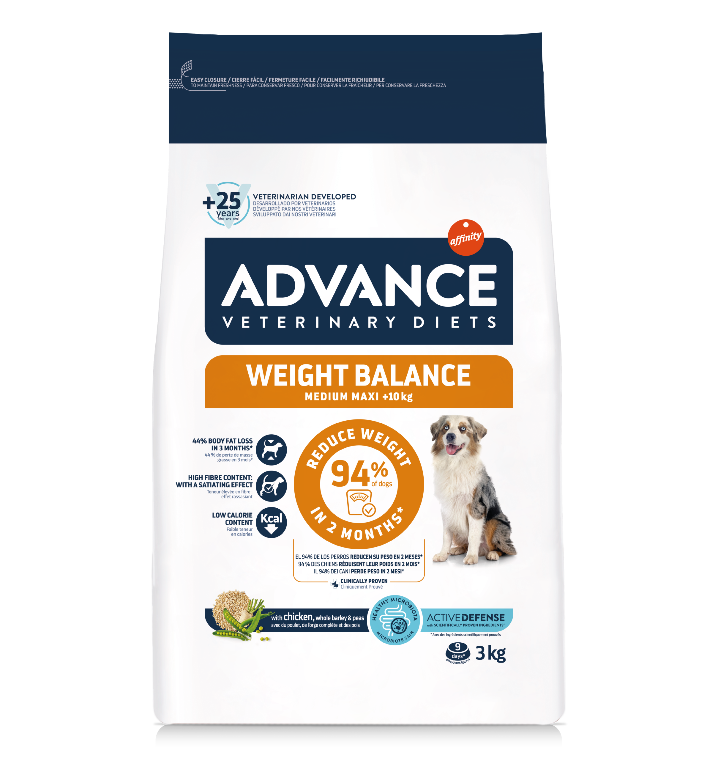 Advance Dog Adulto Weight Balance Medium-Maxi De 3Kg