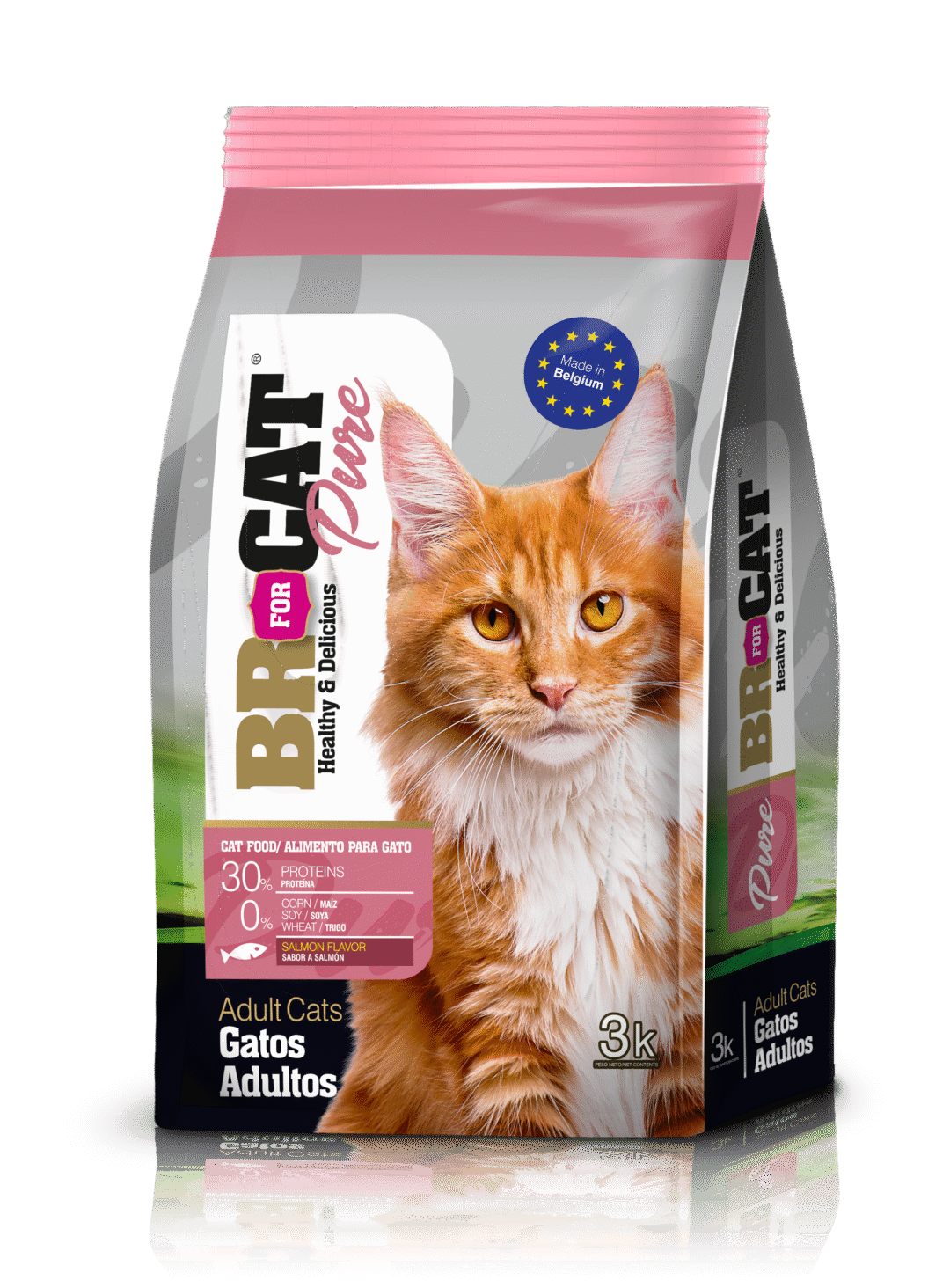 BR For Cat Adulto Sabor Salmón De 3 Kg