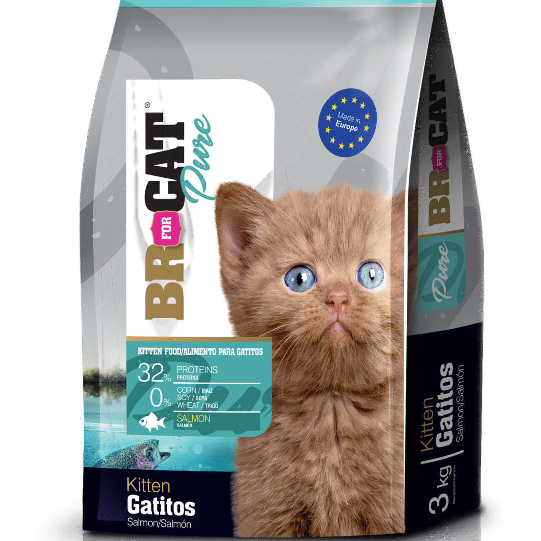 BR For Cat Kitten Gatitos Salmón De 3 Kg