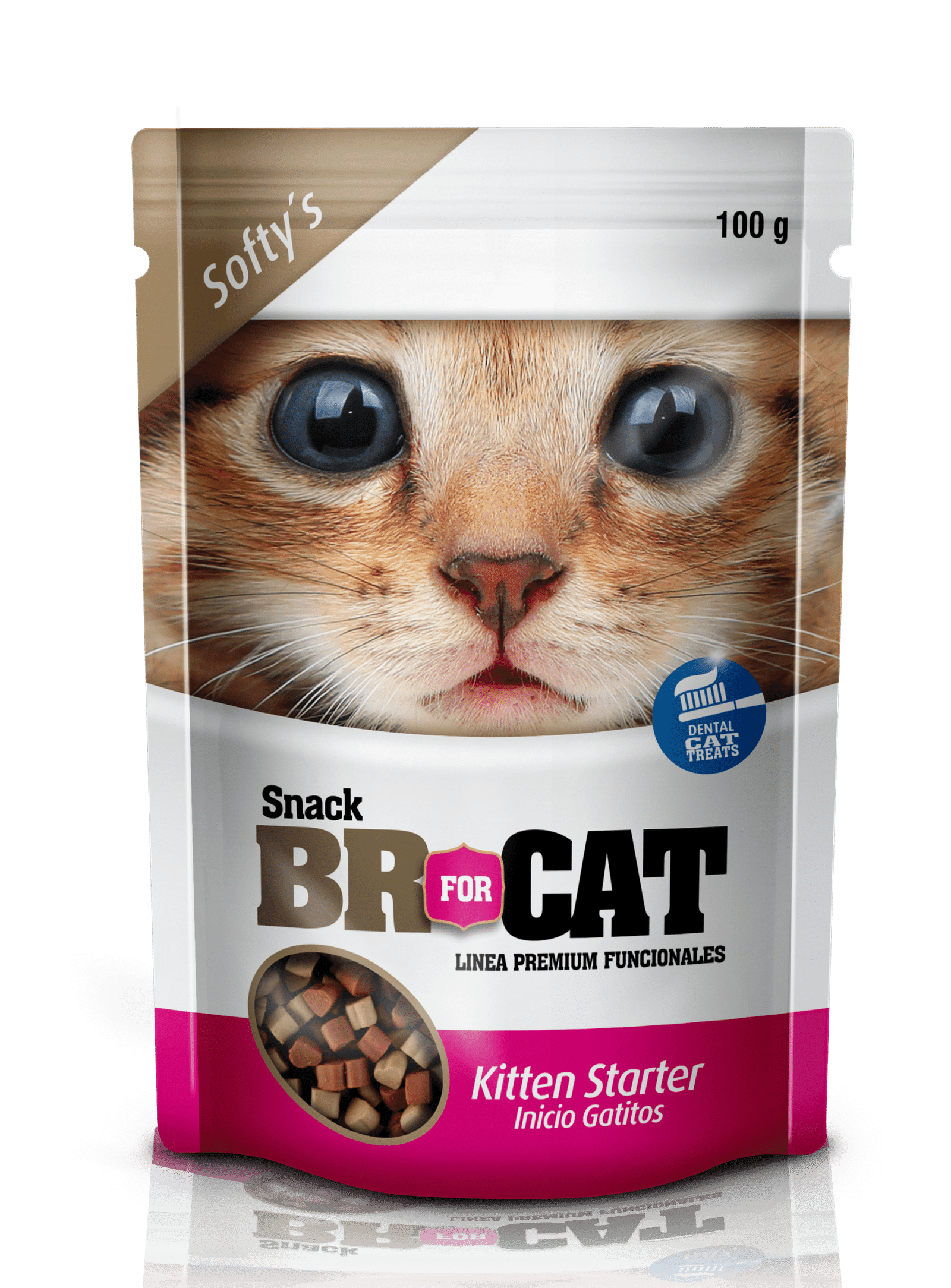 BR for CAT Snacks Inicio gatitos Kitten/Starter de 100g