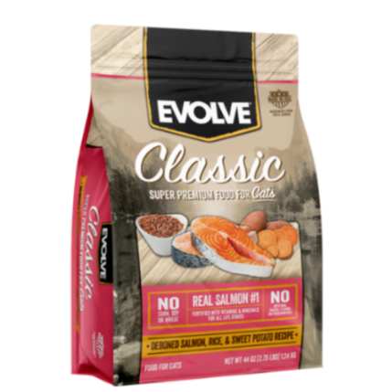 Evolve Classic Salmon, Rice, y Sweet Potato Recipe Cat Food De 1,24Kg