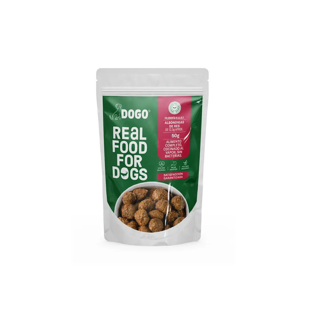 Dogo Albondigas Para Perro De Res 50g