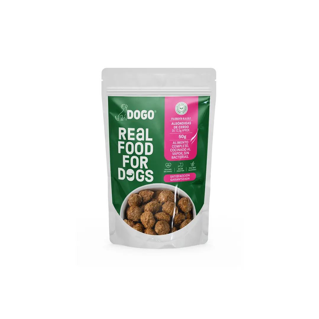 Dogo Albóndigas Para Perro De Cerdo 50g