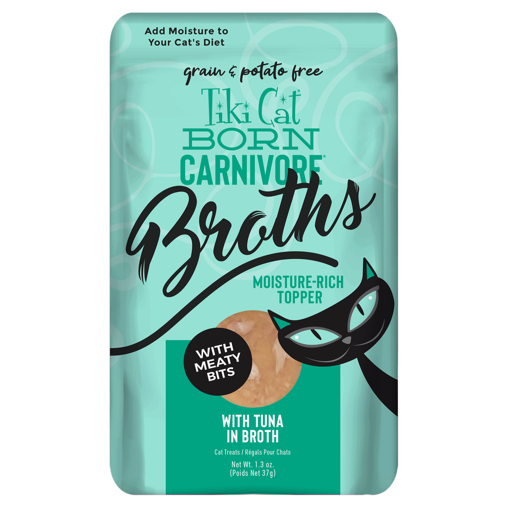 Tiki Cat Born Carnivore Broths Atún en Caldo 37g