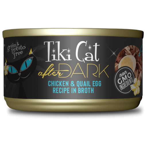 Tiki Cat After Dark Huevos de Pollo y Codorniz en Caldo 80g