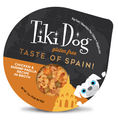 Tiki Dog Paella de Pollo y Camarones 85g