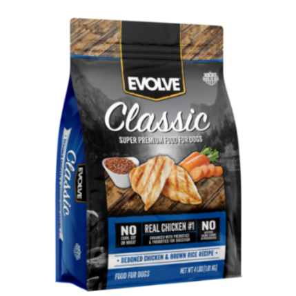 Evolve Classic Chicken y Brown Rice Recipe Dog Food 1,81Kg