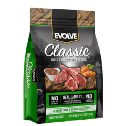 Evolve Classic Lamb Brown Rice Recipe Dog Food 1,7Kg