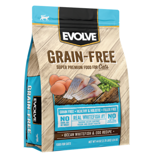 Evolve Grain Free Ocean Whitefish y Egg Recipe Cat Food 1,24Kg