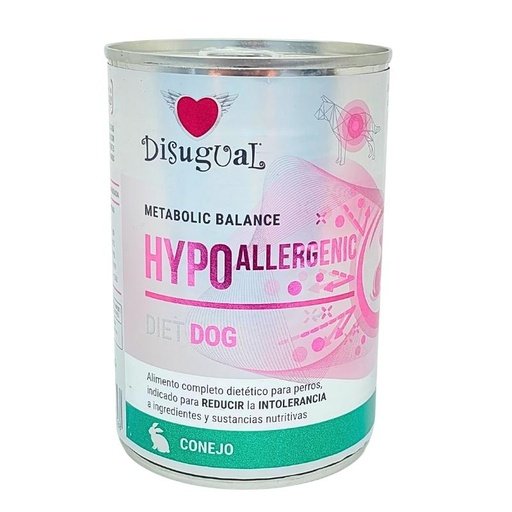 Disugual Perro Hipoalergénico Conejo x 400g