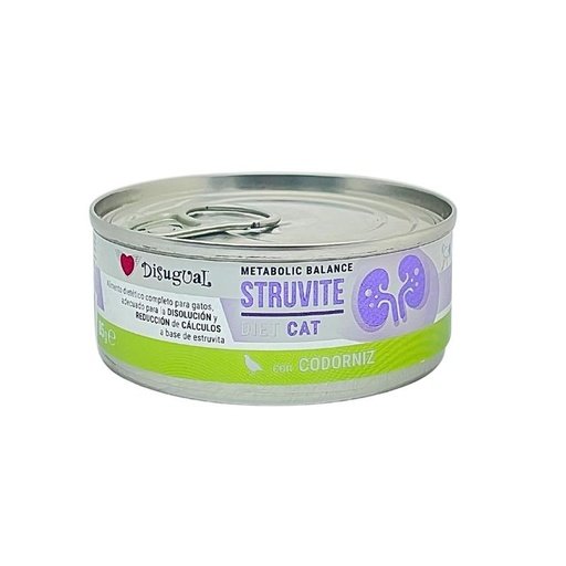 Disugual Gato Estruvita con Codorniz x 85g