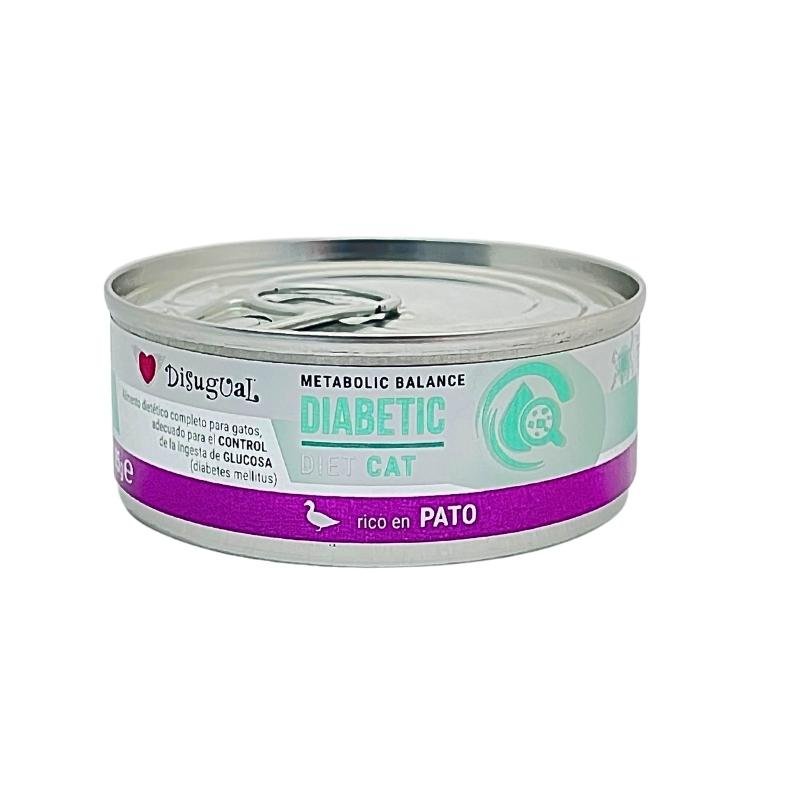 Disugual Gato Diabético con Pato x 85g