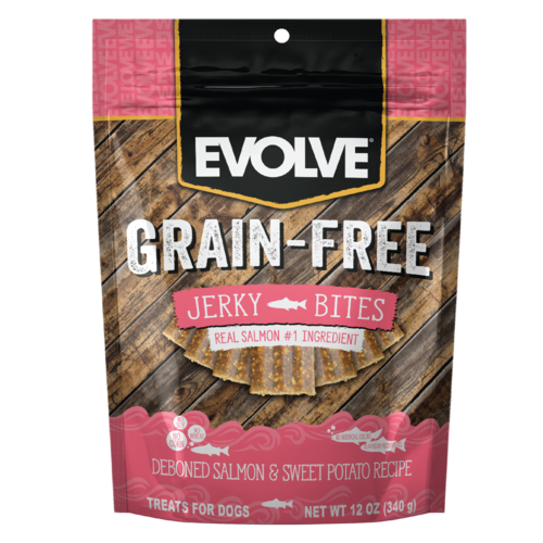 Evolve Dog Snack Grain Free Jerky Salmón 340g