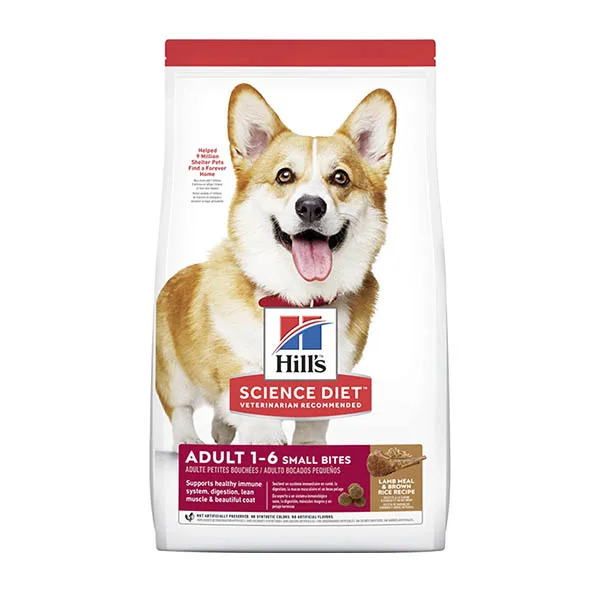 Hills Science Diet Adult Small Bites 1-6 Perro Cordero y Arroz De 2,04Kg