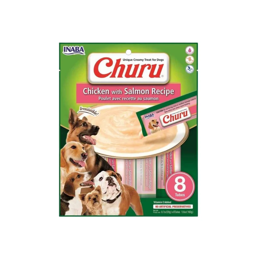 Churu Perro de Pollo con Salmón X8 und