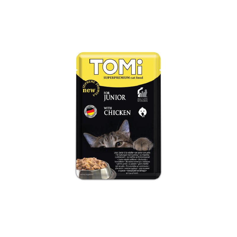 TOMi bolsa para gatitos 100g