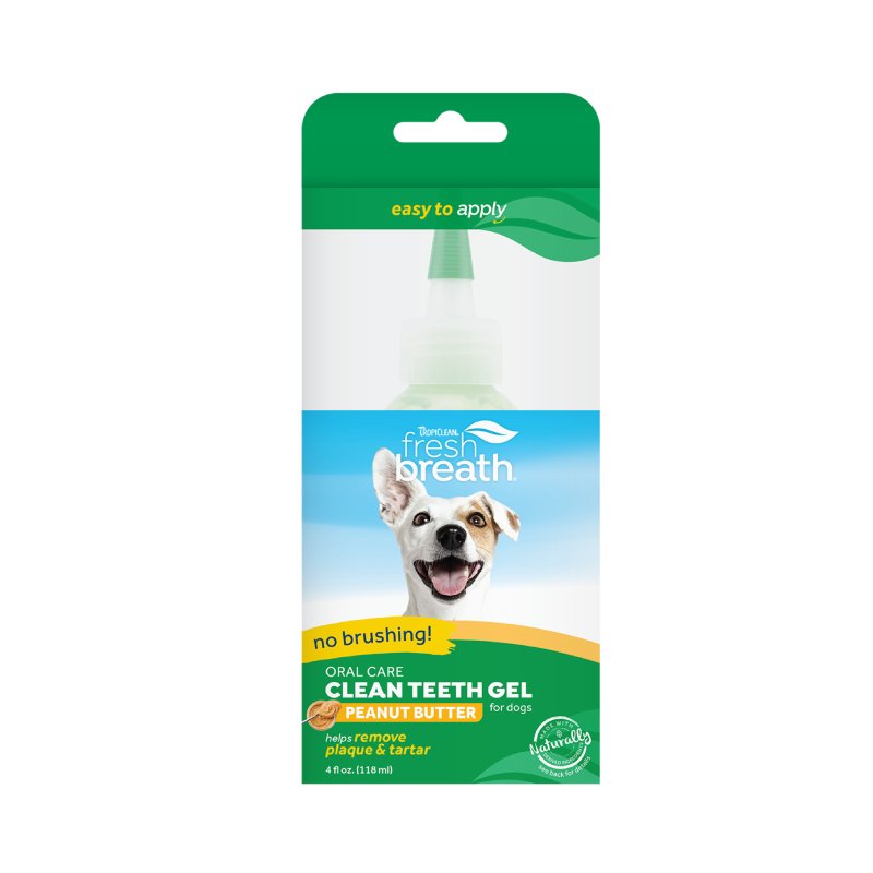 Fresh Breath Gel Dental Perro Sabor Mantequilla de Maní 118ml