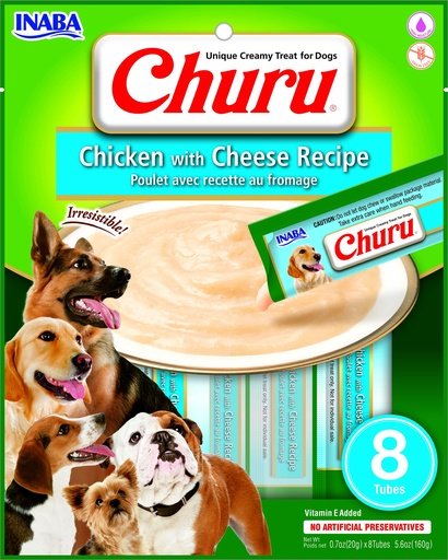 Churu Perro de Pollo con Queso X8 und