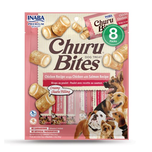 Churu Bites Perro Pollo y Salmón x8 und