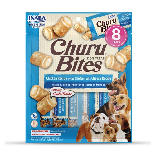 Churu Bites Perro Pollo con Queso x8 und