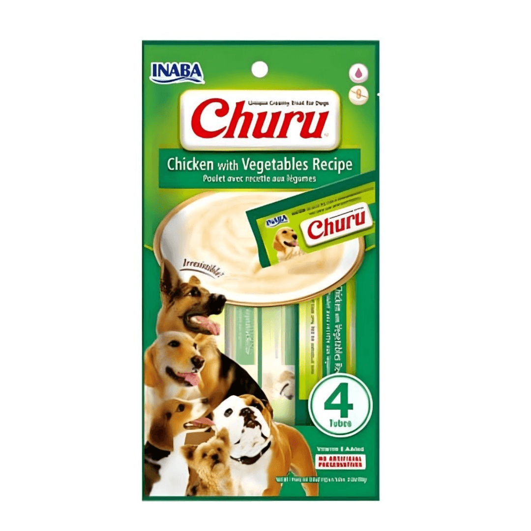 Churu Perro de Pollo con Vegetales X8 und