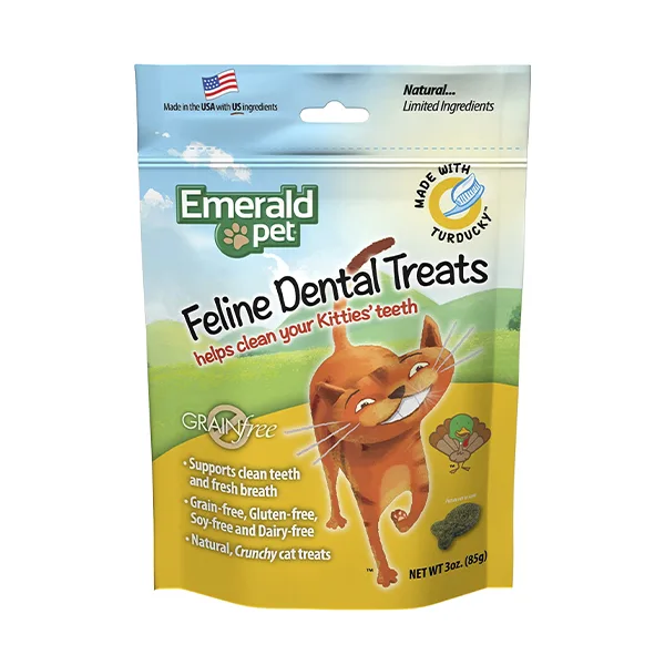 Emerald Pet Cat Snack Dental Pavo - Pato 85g