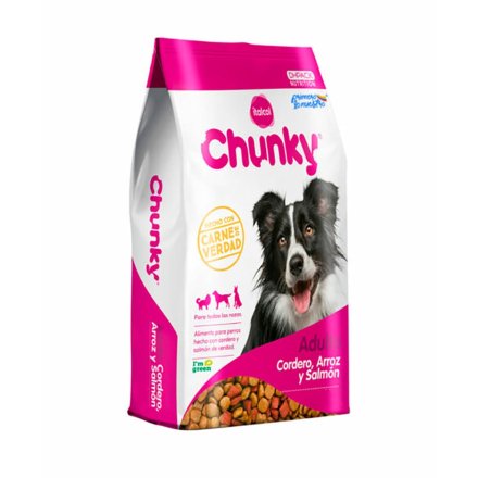 Chunky Perros Adultos Cordero, Arroz y Salmón