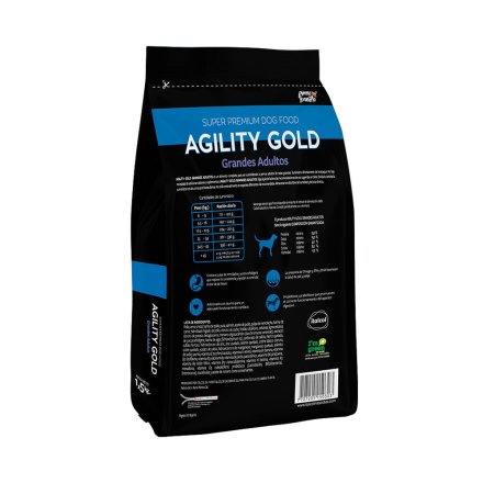Agility Gold Perros Adultos Razas Grandes Sin Granos - Image 2