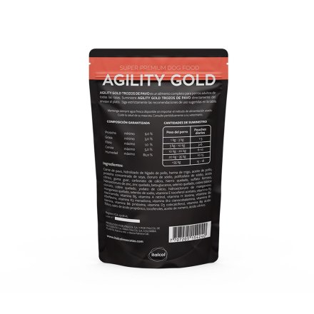 Agility Gold Perros Comida Húmeda Pavo 100g - Image 2