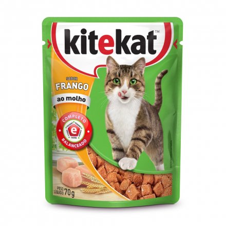Kitekat Alimento Húmedo para Gatos Sabor a Pollo x 70 gr