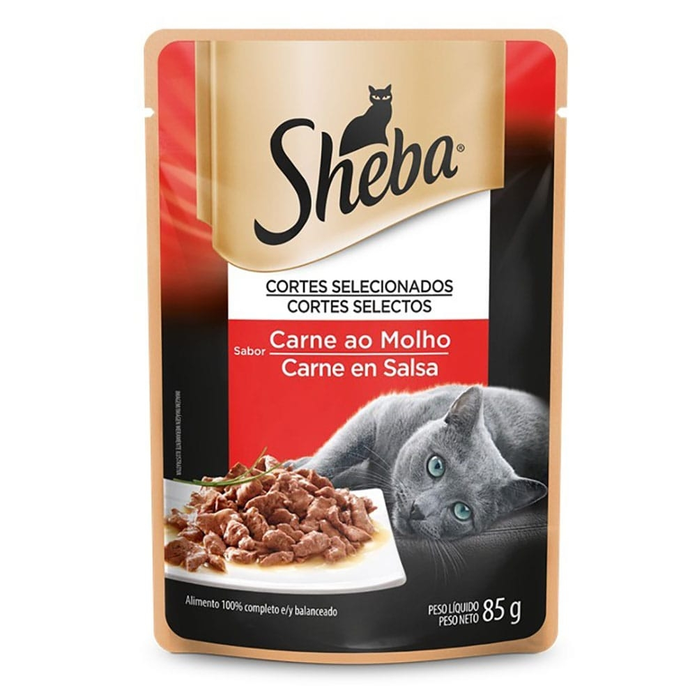 Sheba Comida Húmeda para Gato Sabor a Carne x 85 gr