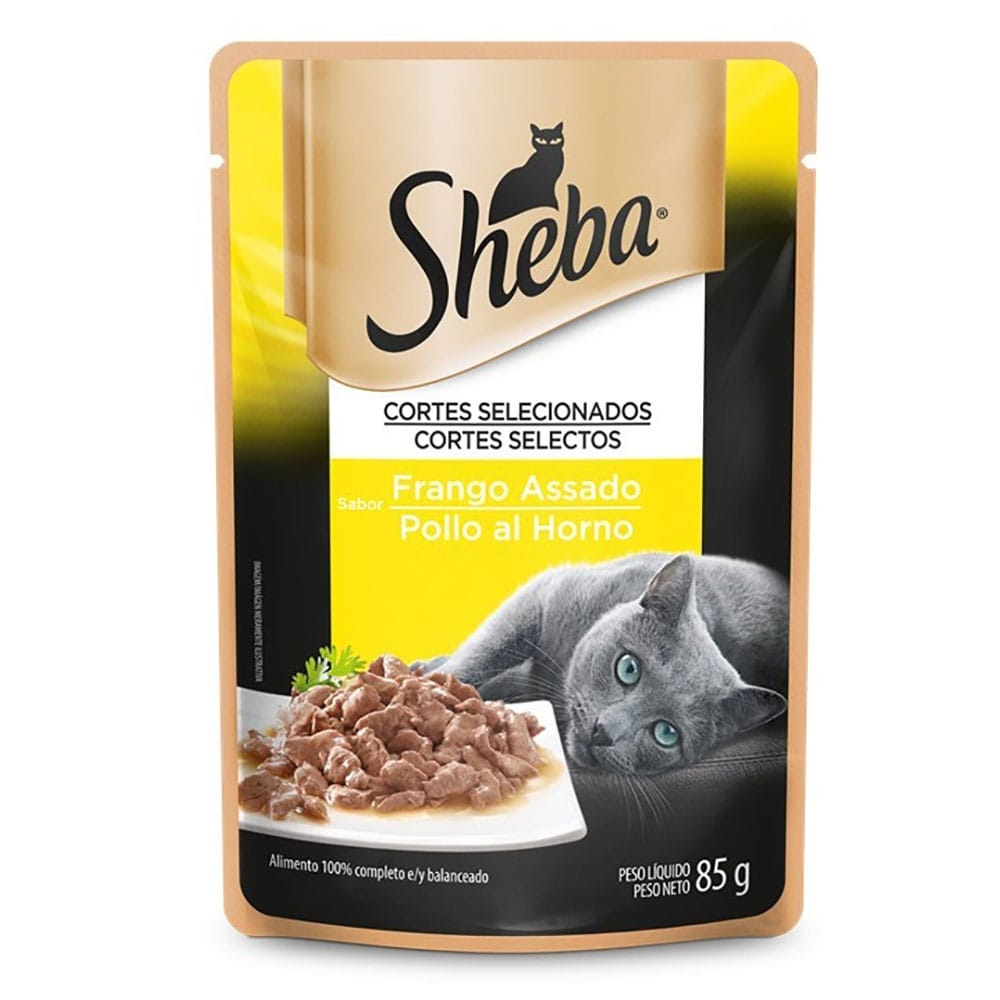 Sheba Comida Húmeda para Gato Sabor a Pollo x 85 gr