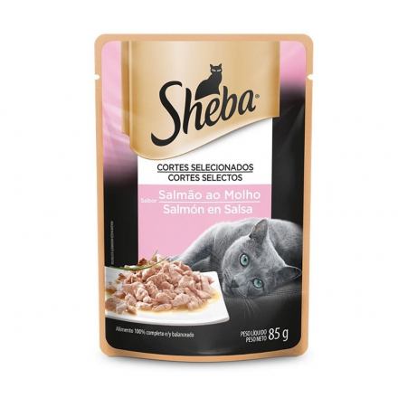 Sheba Comida Húmeda para Gato Sabor a Salmón x 85 gr