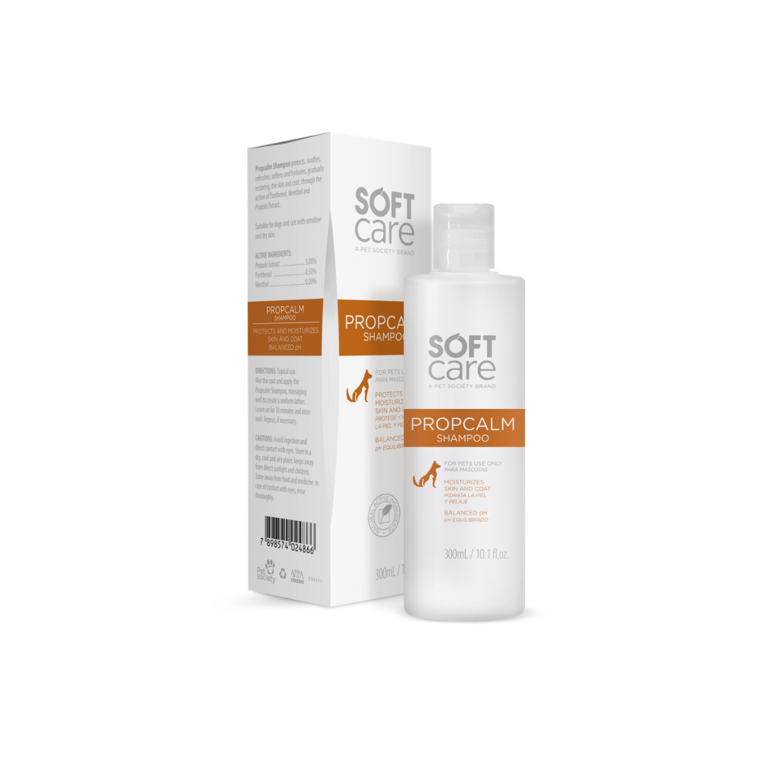 Shampoo para Perros y Gatos Soft Care Propcalm 300 Ml