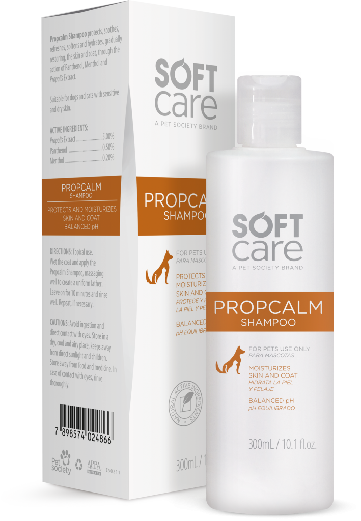 Shampoo para Perros y Gatos Soft Care Propcalm 300 Ml