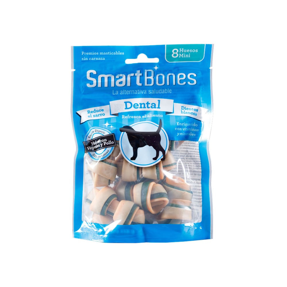 Snack para perro pequeño Smartbones dental 8 Und